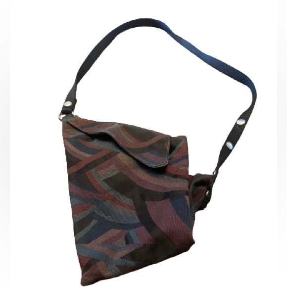 CARSON ROGERS CAROGI Fabric Bag 15”x14” Boho Crossbody Backpack Travel - Picture 6 of 10